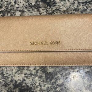 Michael Kors Gold Wallet